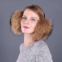 Novo morno rex pele de coelho smiley rosto earmuffs fêmea pele de raposa grama aquecedores orelha mais quente orelha muffs acessórios inverno elf orelhas
