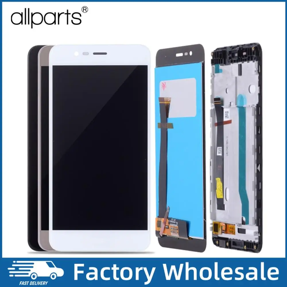 Дешево Дисплей для ASUS Zenfone 3 Max ZC520TL X008D font b LCD b font в сборе с тачскрином на рамке Оригинал черный белый золотой