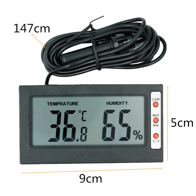 LCD Digital Thermometer Hygrometer Temperature Humidity Indoor