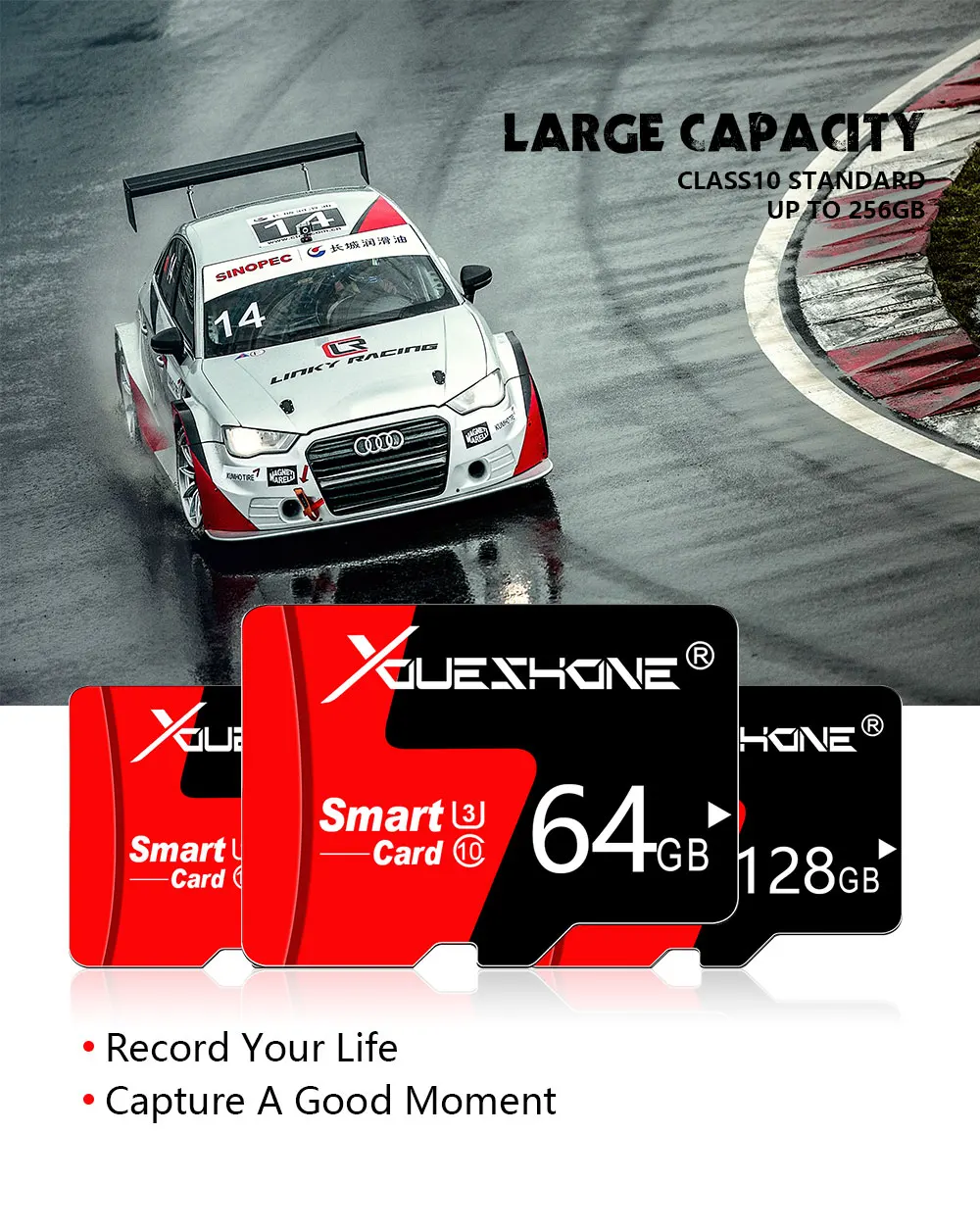 high quality red Version Micro Card TF Card 8GB 16GB 32GB 64GB 128GB 256GB Class10 memory card micro sd card cartao de memoria