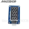 2 шт. TM1637 светодиодный Дисплей модуль для Arduino 7-сегментный 4 биты 0,36 дюйма часы красный анод цифровой трубки четыре Последовательный драйвер печатных плат ► Фото 2/6