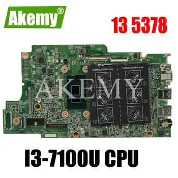 

For DELL Inspiron 13 5378 5578 Laptop Motherboard CN-0W25G6 W25G6 With SR2ZW I3-7100U Processor DDR4 Full Tested