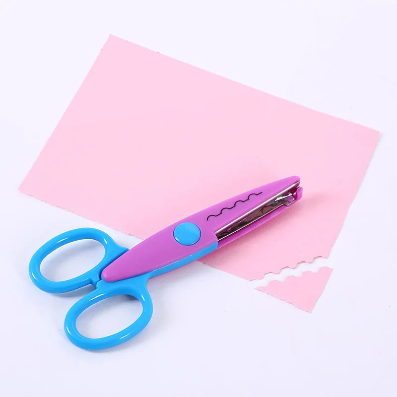 

Color Lace Scissors Children Handmade DIY Scissors Cutting Paper Tool Kindergarten Art And Craft Tool Kit