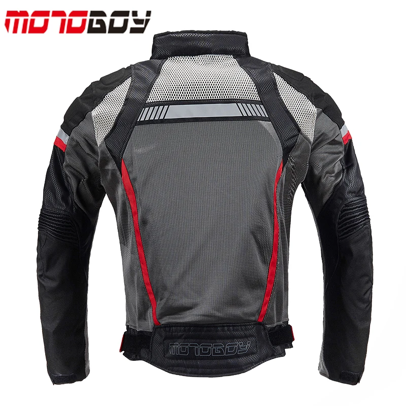 MOTOBOY Motorcycle Summer Mesh Safe Protective Jacket Breathable CE Gear Pants 