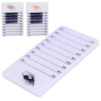 

1PC Individual Eyelash Extension Stand Acrylic Pad Lash Tool Tray Holder 7-14mm 65*118MM