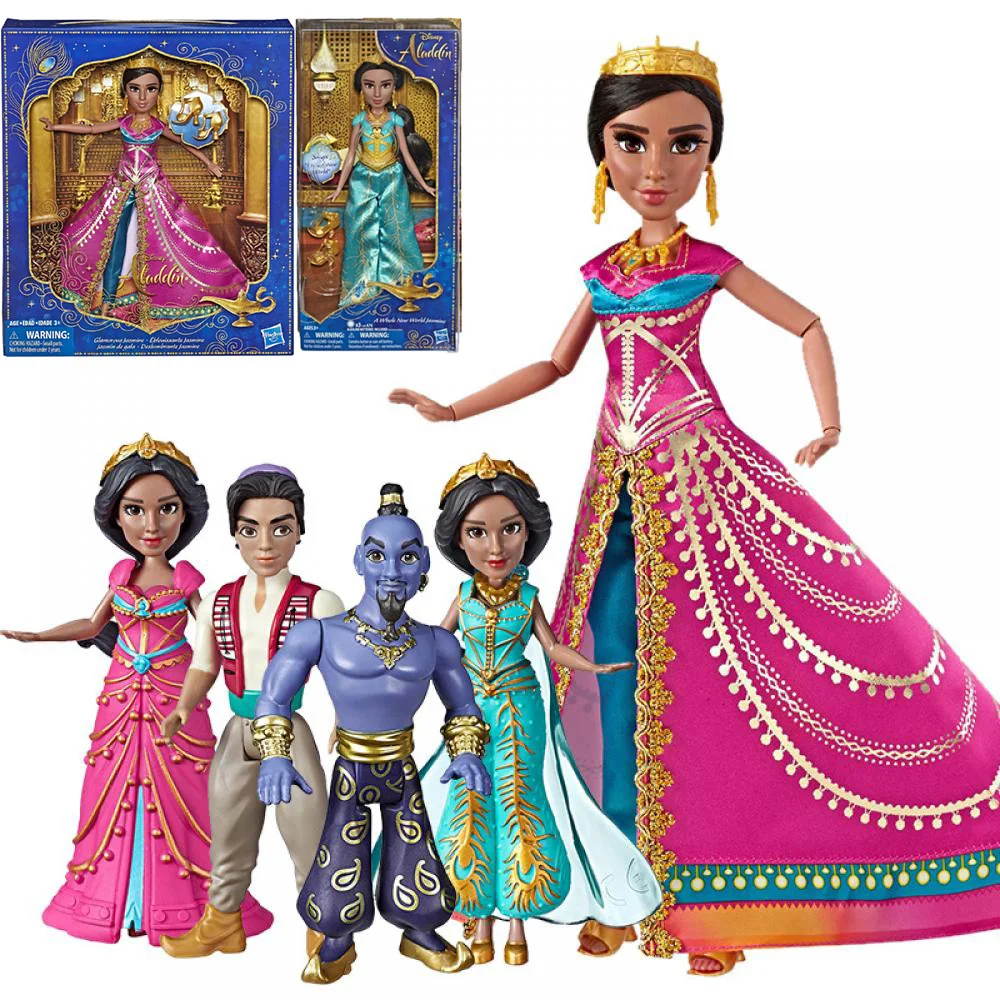Куклы Принцессы Диснея Аладдин гламурный жасмин модный набор Djinn магазин Disney