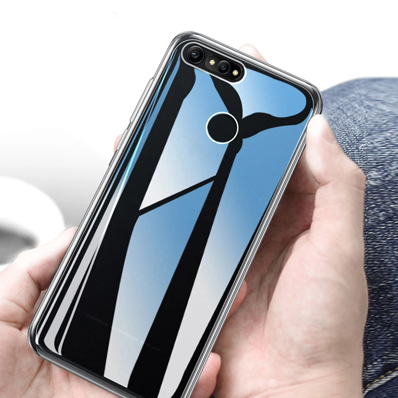 Ультра тонкий прозрачный чехол для Huawei Honor 20 P30 Lite рro вид V20 8X силиконовый мягкий