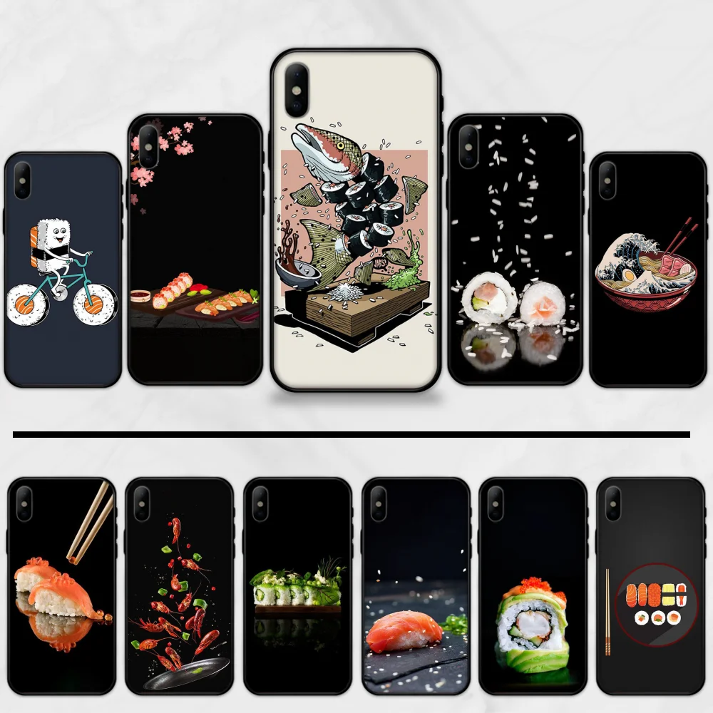 Чехол для мобильного телефона с изображением вкусных суши еды любви Новое