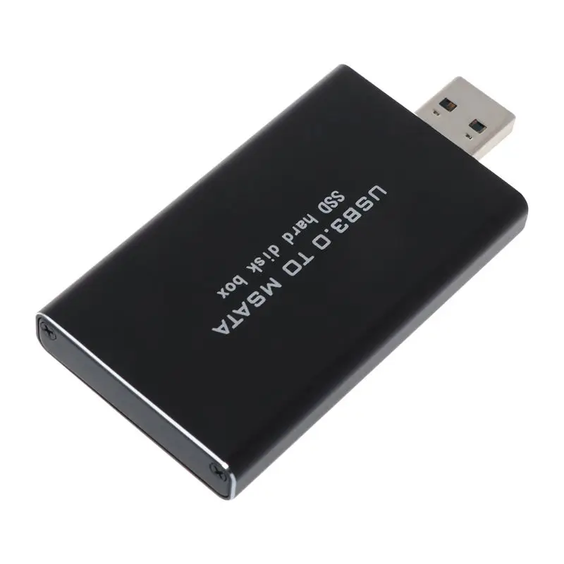 USB 3,0 для mSATA SSD жесткий диск конвертер адаптер корпус Внешний чехол коробка ASM1153E C26