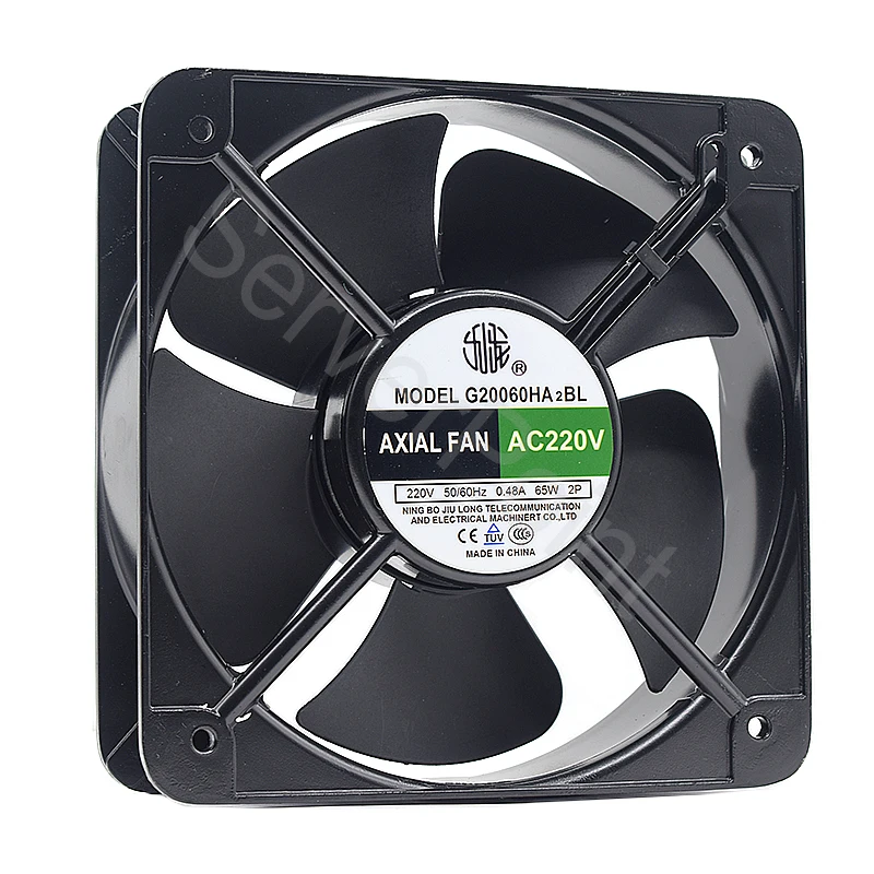 AC 220-240V 200 mm x 200 mm ZZ20170222006 Saim High Speed Metal Housing Fan with Cooling Axial 0.45 Amp