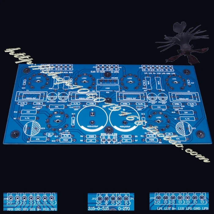 Placa amplificadora 6n11 + 6p14, placa vazia para flexão e empurrar, pcb