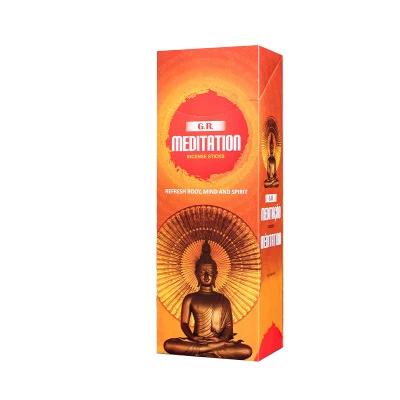 Meditation YXY 1 маленькая коробка белый шалфей индийские ароматические палочки медитация Жасмин Лаванда палочка благовония оптом опционально Курильница Медь - Аромат: Meditation