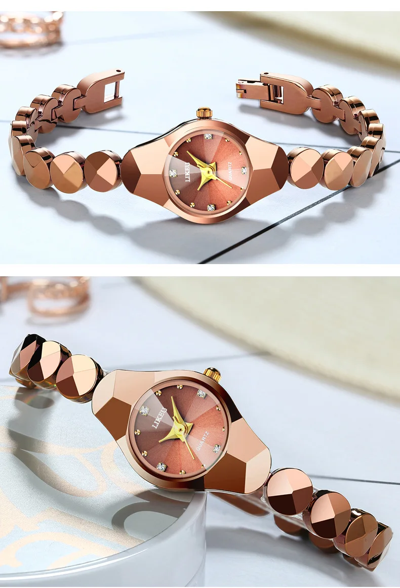 Bracelet watch female tungsten steel color waterproof Korean fashion simple diameter 20mmwrist watches for women