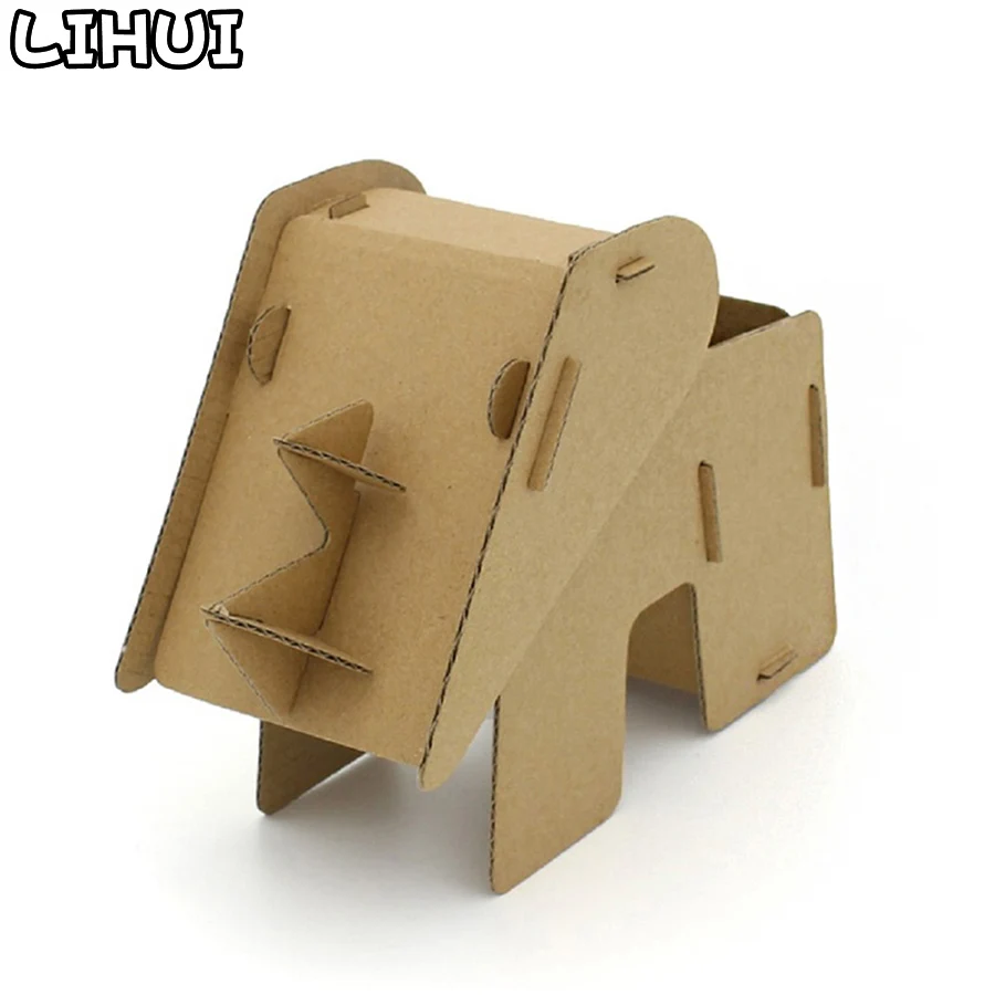 3D Jigsaw Puzzle Creative Cute Paper Desktop Storage Pencil Box for Kids and Adults Bus WEY/&FLY Pen Holders//Cell Phone Stand