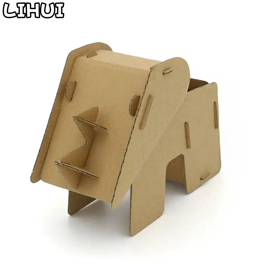 diy puzzle box cardboard