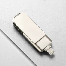 USB флеш-накопитель для iPhone 16GB 3-в-1 OTG скачок Привод флэш-накопители внешний Micro USB устройство чтения карт памяти флеш-накопитель флэш-накопитель USB флэш-память 3,0