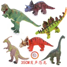 Model Plastic Dinosaur Model Toy Customizable Static Brachiosaurus Stegosaurus Tyrannosaurus Rex Dinosaur Children'S Educational