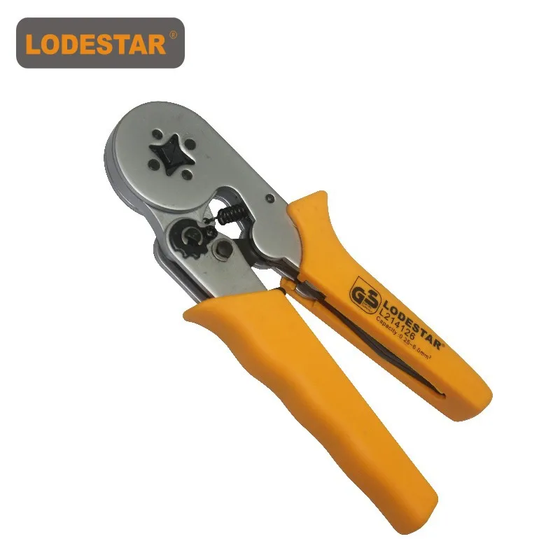 

Lodestar Shenzhen Leda L214126 Self-Adjusting European Style Terminal Crimping Pliers Quadrilateral 0.25-6 Mm
