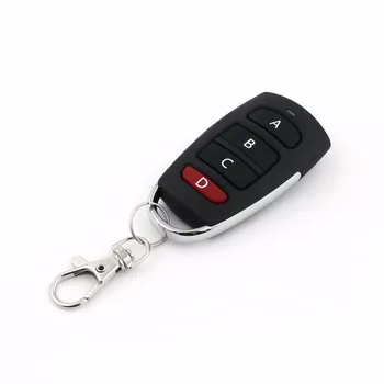 

Universal Wireless Remote Control Key 4 Buttons 433MHz Electric Garage Door Security Alarm System Controller Key Car Keys