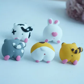 

INS Wind Corgi Bunny Butt Shape Car Perfume Aromatherapy Air Conditioning Air Outlet Clip Car Ornament Decoration Without Perfum