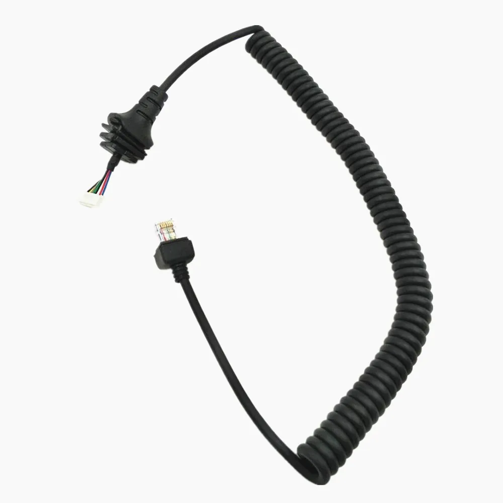 Two Way Radio Microphone Replacement 8 Pin HM-152 Mic HM152 154 Microphone Cable for ICOM IC-2820H IC2825E IC2200 IC3600 F221 F520 Handheld Radio Speaker
