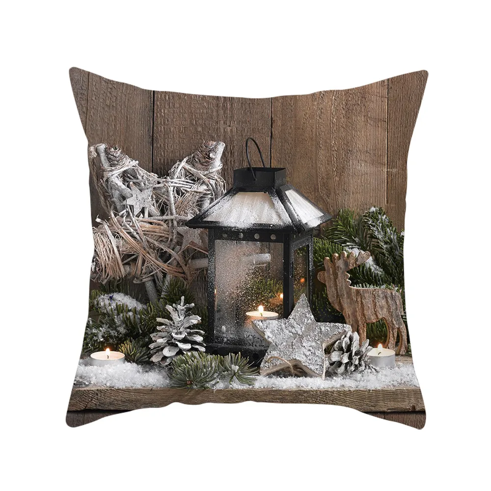 Ouneed Merry Christmas супер мягкий чехол для подушки 45x45 см, наволочка для подушки, домашний декор, чехол для подушки, чехол для подушки