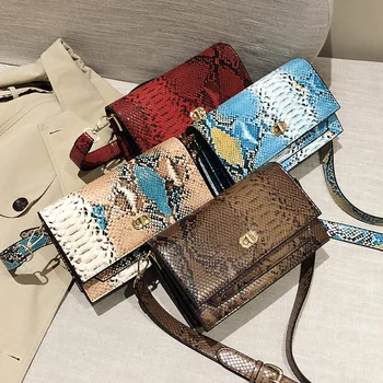 

Texture Bag Women 2020 New Fashion Contrast Shoulder Messenger Bag Simple Joker Square Bag