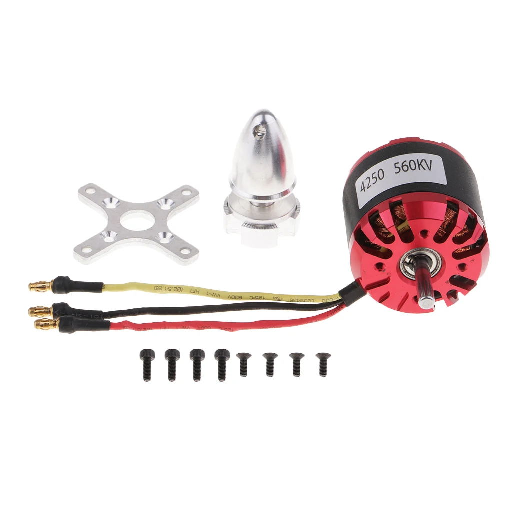 RC Parts Alloy C4250 560KV 3-8S Brushless Motor for Electric Scooter Plane