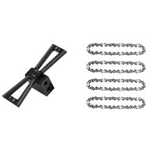 Gabarit de jauge de gabarit de gabarit de gabarit de gabarit Dovetail 1:5 1:6 1:8 et 1:10 outil de localisation avec 4 pièces de 4 pouces chaîne de tronçonneuse électrique sans fil