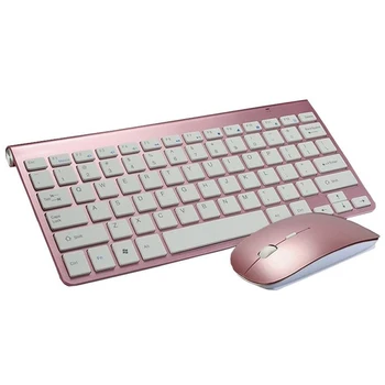 

2.4G Wireless Keyboard and Mouse Mini Multimedia Keyboard Mouse Combo Set For Mac Notebook Laptop Desktop PC Computer TV