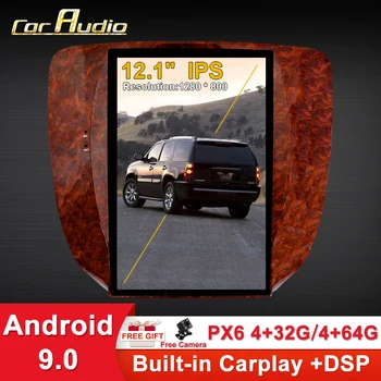

Tesla Style Android 9.0 Car Audio For PX6 Car Radio For GMC Yukon 2007 - 2012 Car GPS Navigation 12.1" DSP CarPlay Voice Control