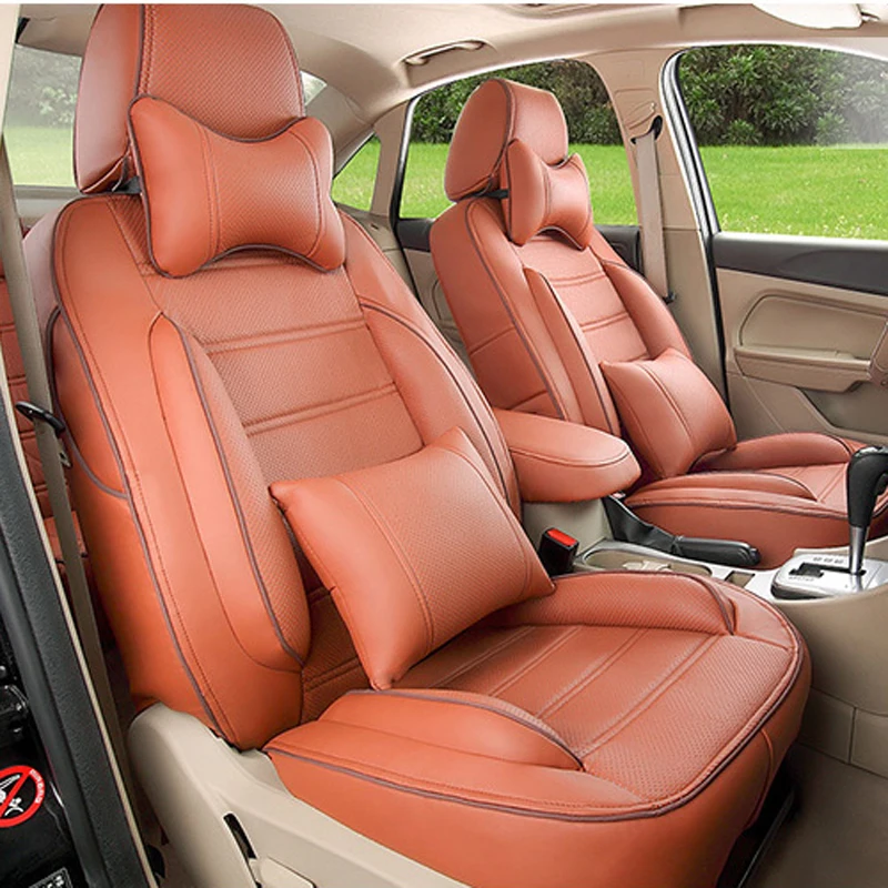 Чехлы для сидений CARTAILOR из искусственной кожи 2008 2010 Subaru Impreza чехлы автомобильных