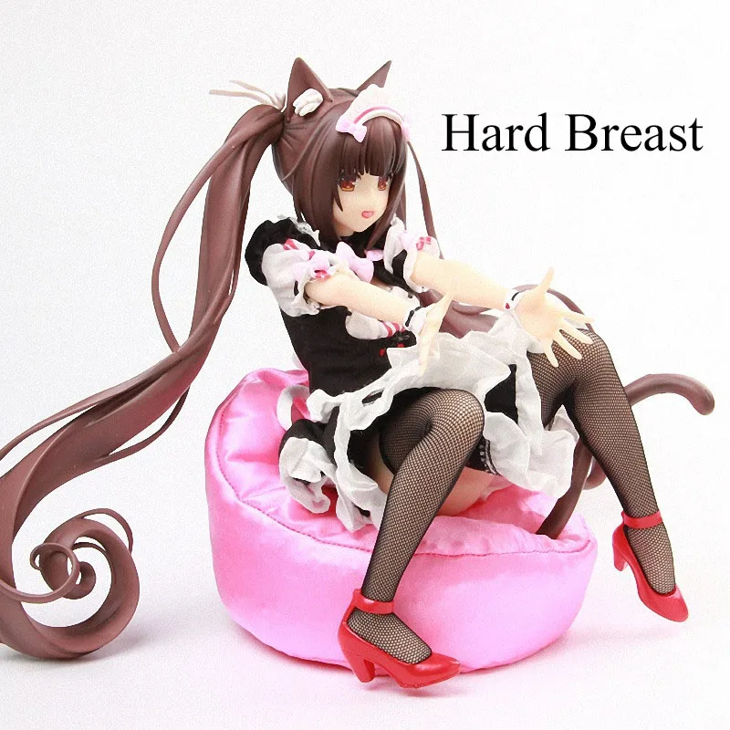 23,5 см мягкий и твердый материал NEKOPARA Vol.1 Soleil открытая сексуальная девушка ваниль и шоколад ПВХ фигурка модель игрушки Brinquedos - Цвет: Pink Hard Breast
