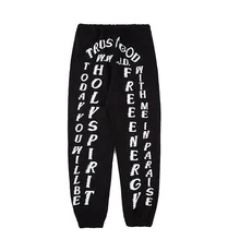 Kanye Kim, спортивные штаны с завязками для бега, женские и мужские хип-хоп уличные штаны, брюки для занятий сандем, спортивные штаны