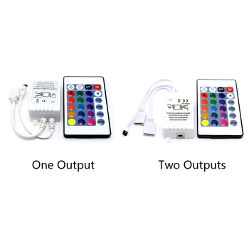 

Security Waterproof Dimmer Durable IR Remote Controller 24 Key Wireless With Battery DC 12V Accessories For RGB LED Strip Light