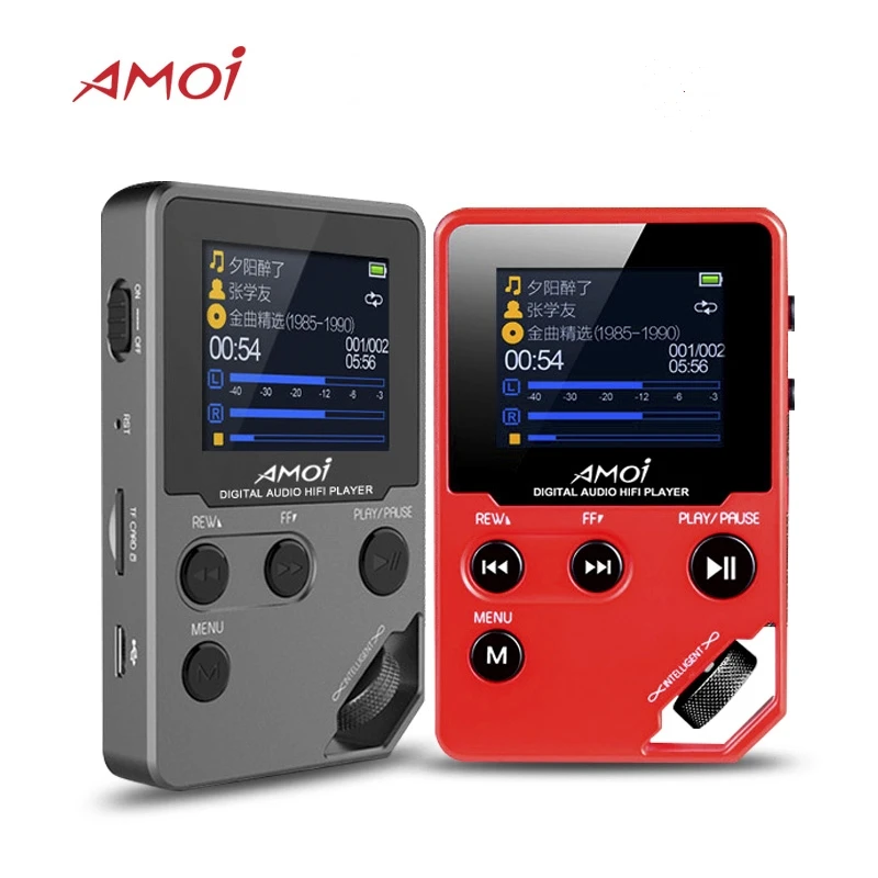 Музыкальный плеер Amoi C10 Hifi с поддержкой MP3 HD без потерь миниатюрный спортивный для