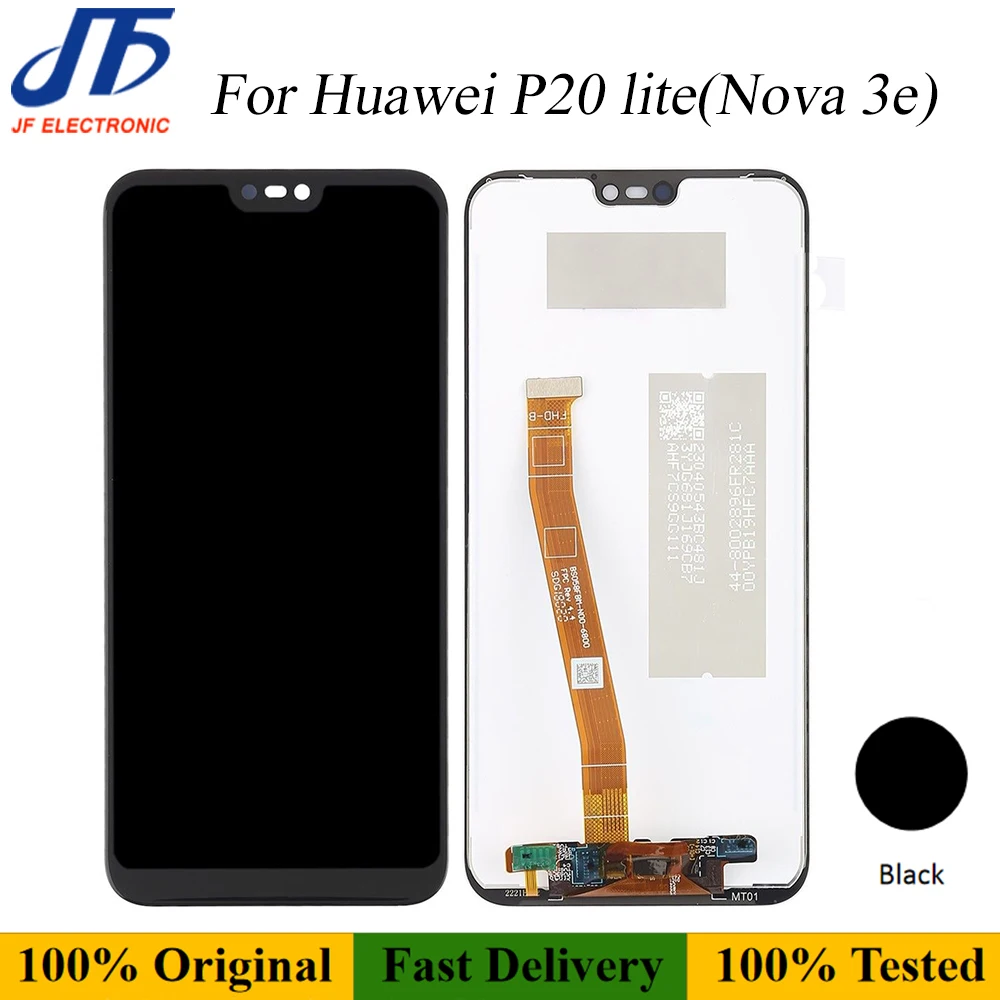 5 шт. ЖК-дисплей для huawei P10/P10 lite/P20/P20 lite nova 3e ЖК-дисплей с сенсорным экраном дигитайзер сборка Замена