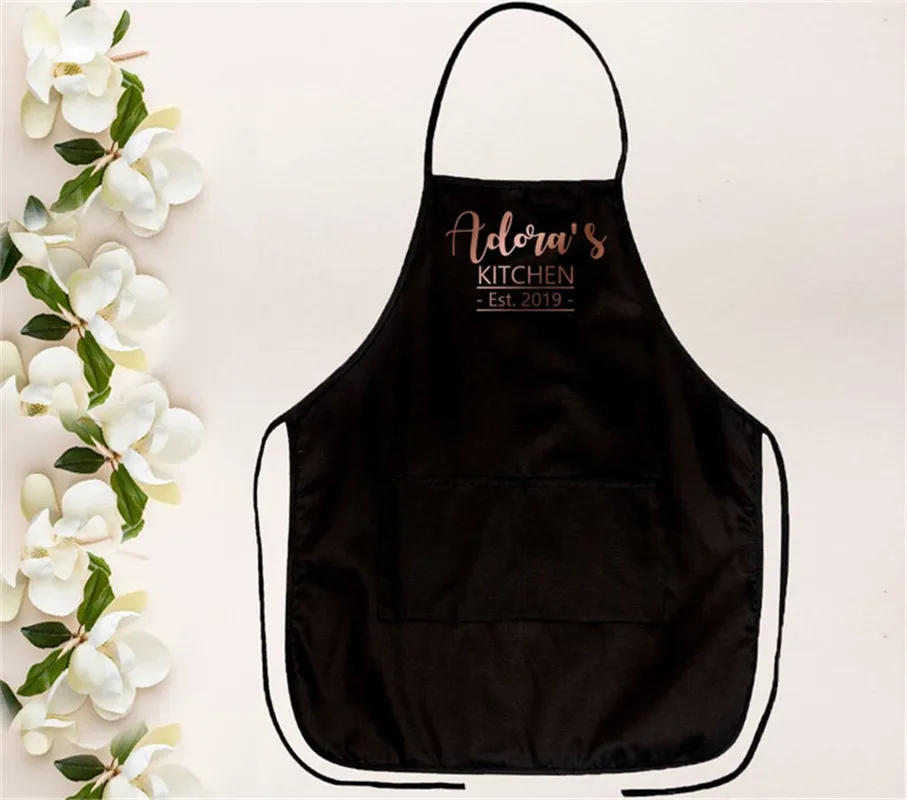 Personalized Kitchen Apron, Chef Apron, Mother's Day Gift, Wedding Gift, Birthday Baking Gift