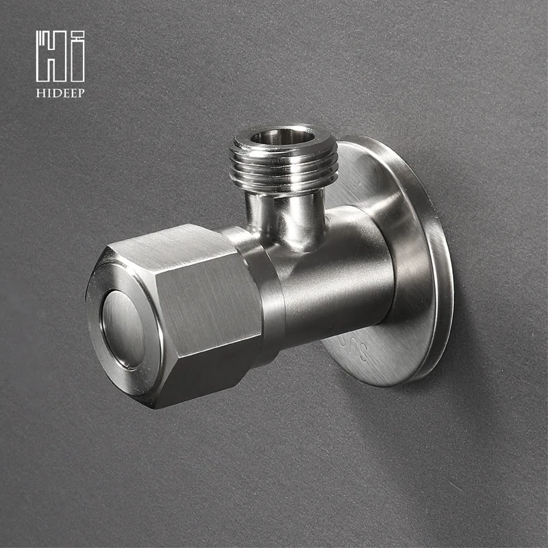 

Hideep Hardware Accessories Sanitary Ware 304 Stainless Steel Angle Valve