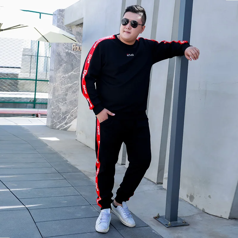 Tuta bianca set da uomo pantaloni sportivi da Jogging felpa 2 top a due  pezzi Plus Size 6XL 8XL 9XL abbigliamento sportivo Pullover primavera|Men's  Sets| - AliExpress