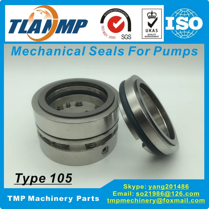 

105-85/90/95/100/105/110/115/120/130 TLANMP Mechanical Seals for Water pumps (Material:TC/TC/VIT) Seal Face:Tungsten carbide