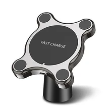 Автомобильное Qi Беспроводное зарядное устройство магнитный держатель для быстрой зарядки кронштейн для iPhone 11 Pro MAx X XR XS подставка держатель для samsung Galaxy