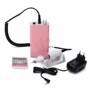 

Portable Rechargeable Nails Drill Machine 18W 30000RPM Manicure Machine Finger Toe Nail Care Pedicure File Nail Art Tools