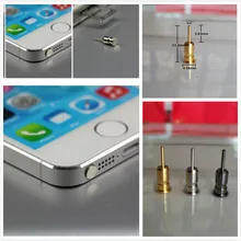 5 шт. аудио 3,5 мм Пылезащитная заглушка 3,5 гарнитура AUX разъем интерфейс анти мобильный телефон карта извлечения карты Pin для Apple Iphone 5 6 Plus