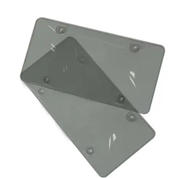 

2pcs Stainless Steel Car License Plate Rack Frame License Plate Explosion Modified Car License Plate Without Nut