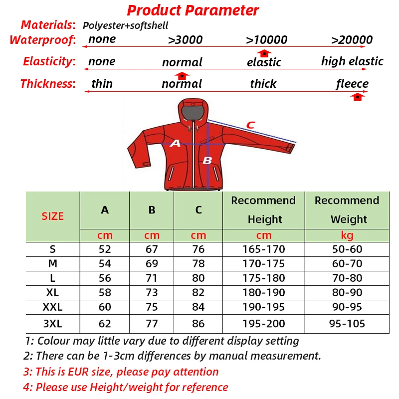 Print Softshell Jacket Men Waterproof Fleece Thermal Outdoor Hooded Hiking Coat Ski Trekking Camping Hoodie Clothing hiking jackets waterproof hiking jackets waterproof jacket waterproof coats softshell jackets softshell hoodie
