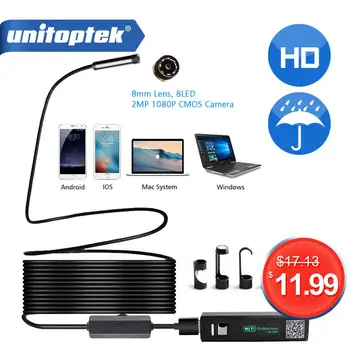 

1200P Wifi Endoscope Camera Android iPhone Borescope Waterproof Camera Endoscopic Semi Rigid Hard Soft Tube Soft iOS Wifi Camera
