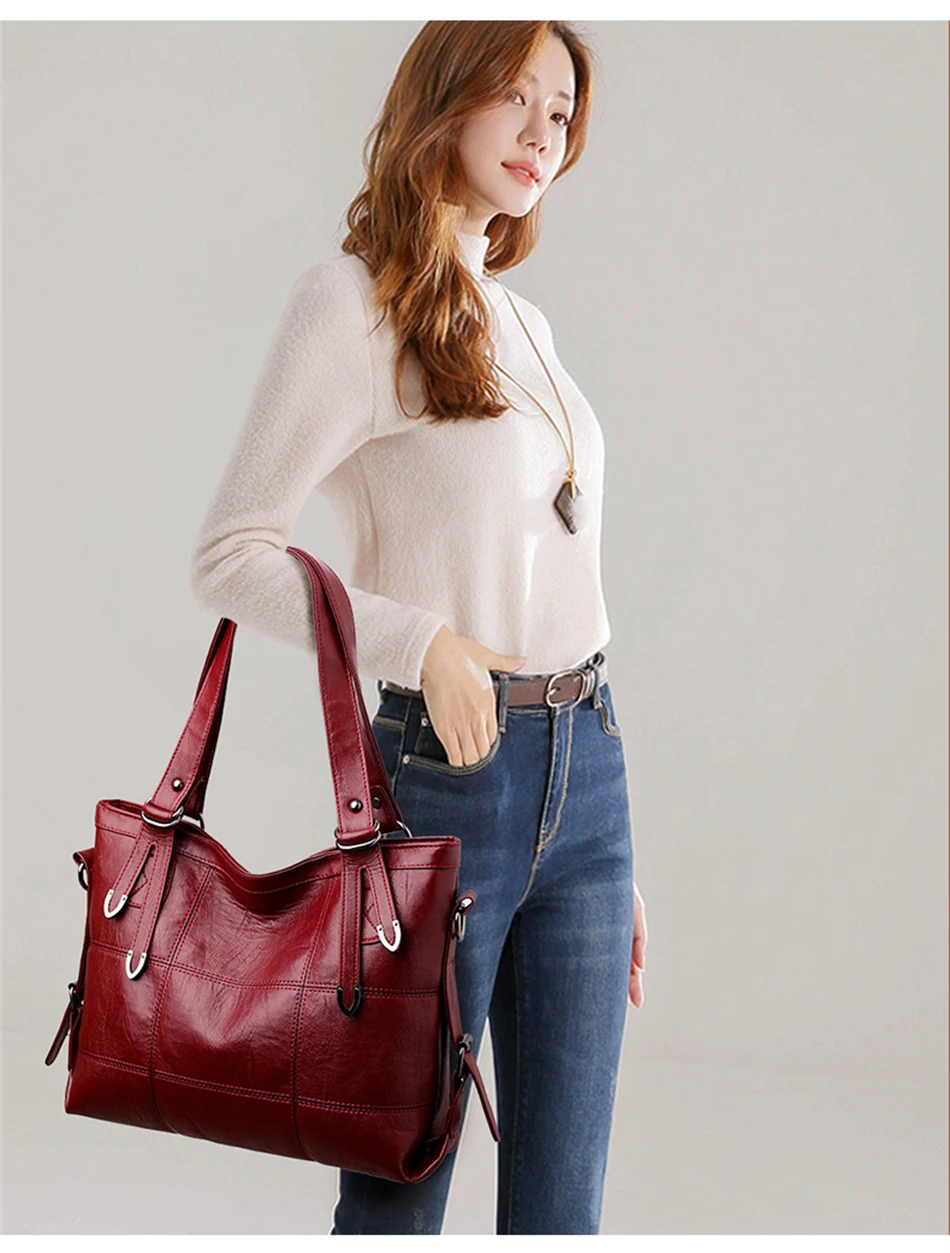 Women Vintage Handbag Purses Large Capacity Shoulder Messenger Bag Luxury Designer Crossbody Top-handle Tote Bag for Female 2022