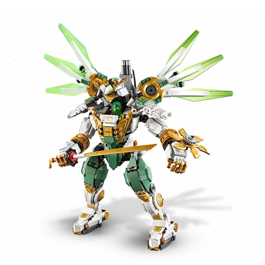 

929pcs Lloyd's Titan Mech Building Blocks Bricks Compatible Legolinglys Ninjagoing 70676 Toys for Children Christmas Gifts