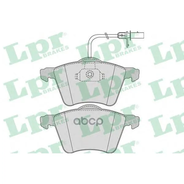 Колодки Тормозные Volkswagen Transporter Iv 97-03 Передние Lpr 05p975 Lpr арт. 05P975